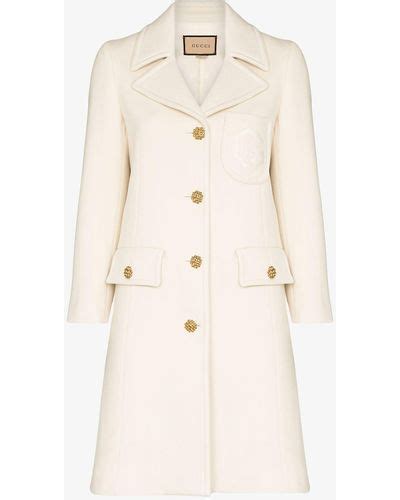 giacchettio gucci bianco|Gucci coats for women.